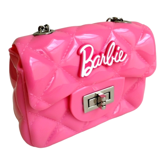 Barbie Miniso Barbiecore Y2K 90s Quilted Patent Purse - Picture 6 of 9
